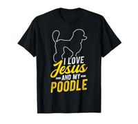 I Love Jesus and My Poodle Christian Poodle Lover T-Shirt