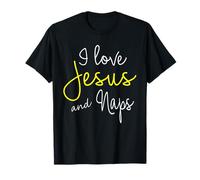 I Love Jesus and Naps T-shirt Funny Christian Worship Bible T-Shirt