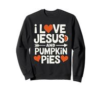 I Love Jesus And Pumpkin Pie Squad Thanksgiving Matching Sweatshirt