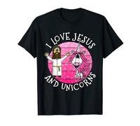 I Love Jesus and Unicorns, Funny Christian T-Shirt