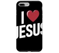 I Love Jesus Bold Letter Christian Faith Religious Apparel Case for iPhone 7 Plus/8 Plus