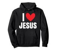 I Love Jesus Name Personalized Men God BFF Friend Bible Pray Pullover Hoodie