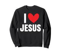 I Love Jesus Name Personalized Men God BFF Friend Bible Pray Sweatshirt