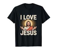 I Love Jesus Radiant Savior Art T-Shirt