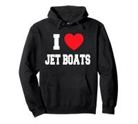 I Love jet boats Pullover Hoodie
