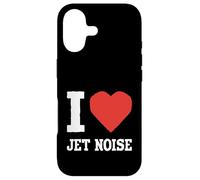 I Love Jet Noise Aviation Aircraft Enthusiast Heart Design Case for iPhone 17