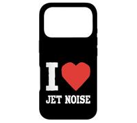 I Love Jet Noise Aviation Aircraft Enthusiast Heart Design Case for iPhone 17 Pro