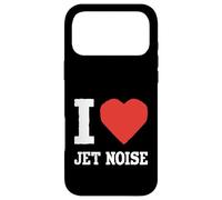 I Love Jet Noise Aviation Aircraft Enthusiast Heart Design Case for iPhone 17 Pro Max