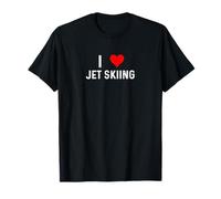 I Love Jet Skiing - Heart Jet Skier Ski Lake Ocean River T-Shirt