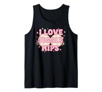 I Love Jiggly Hips Cute Valentine Body Positive Tank Top