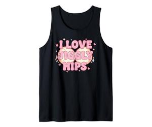 I Love Jiggly Hips Cute Valentine Body Positive Tank Top