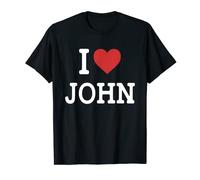 I Love John - I Heart John - Funny Gift For John T-Shirt