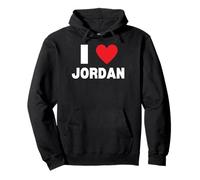 I Love Jordan Pullover Hoodie