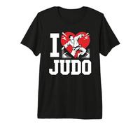 I Love Judo Martial Arts Fighter Throw Power Premium T-Shirt