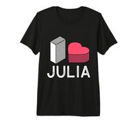 I Love Julia Personalized First Name Julia Premium T-Shirt