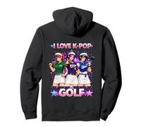 I Love K-Pop and Golf Korean Pop Music Girls Women Pullover Hoodie