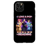 I Love K-Pop and Reading Bookworm Girls Women Case for iPhone 11 Pro