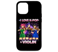 I Love K-Pop and Violin Korean Pop Music Idol Girls Women Case for iPhone 12/12 Pro