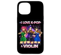 I Love K-Pop and Violin Korean Pop Music Idol Girls Women Case for iPhone 15