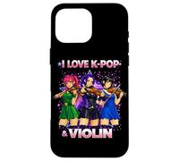 I Love K-Pop and Violin Korean Pop Music Idol Girls Women Case for iPhone 16 Pro Max
