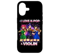 I Love K-Pop and Violin Korean Pop Music Idol Girls Women Case for iPhone 17