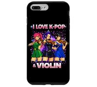 I Love K-Pop and Violin Korean Pop Music Idol Girls Women Case for iPhone 7 Plus/8 Plus