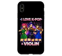 I Love K-Pop and Violin Korean Pop Music Idol Girls Women Case for iPhone XS Max