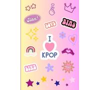 I Love K-Pop Notebook: K-Pop Inspired Line Ruled Notebook - Ombre