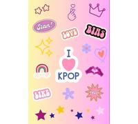 I Love K-Pop Notebook: K-Pop Inspired Line Ruled Notebook - Ombre