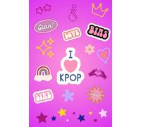 I Love K-Pop Notebook: K-Pop Inspired Line Ruled Notebook - Purple