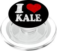 I Love Kale Vegan Vegetarian Vintage PopSockets PopGrip for MagSafe