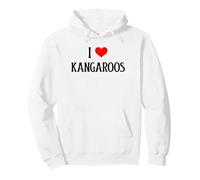 I Love Kangaroos I Heart Kangaroos Australian Kangaroo lover Pullover Hoodie