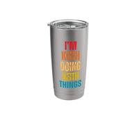 I Love Keith Personalized Retro Pattern First Name Stainless Steel Insulated Tumbler