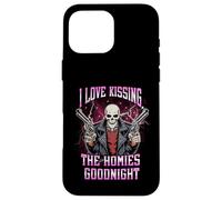 I Love Kissing The Homies Goodnight Funny Dank Meme Bootleg Case for iPhone 16 Pro Max
