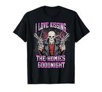 I Love Kissing The Homies Goodnight Funny Dank Meme Bootleg T-Shirt