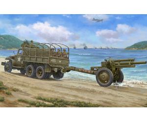 I Love Kit 1/35 US Army CCKW-352 6x6 MG Ring Mount Version Truck & M2A1 105mm...