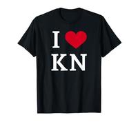 I Love KN, I Heart Initials K.N. T-Shirt