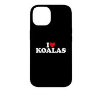 I Love Koalas, I Heart Koalas Case for iPhone 14