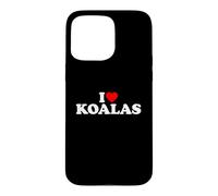 I Love Koalas, I Heart Koalas Case for iPhone 15 Pro Max
