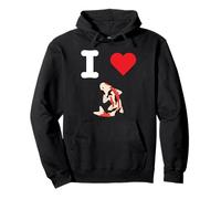 I Love Koi Fish Japanese Carp Symbol Harmony Fortune Success Pullover Hoodie
