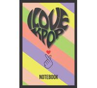 I Love KPOP Notebook: A cool KPOP Notebook Journal with the finger heart making this a great kpop gift idea