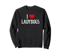 I Love Ladybugs I Heart Ladybugs Beetle Bug Entomologist Sweatshirt