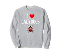I Love Ladybugs I Heart Ladybugs Beetle Bug Entomologist Sweatshirt