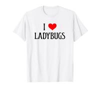 I Love Ladybugs I Heart Ladybugs Beetle Bug Entomologist T-Shirt
