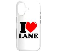 I love Lane funny fist name design Case for iPhone 17