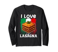 I Love Lasagna Italian Food Lovers Lasagna for Men & Womens Long Sleeve T-Shirt