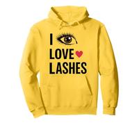I Love Lashes Eye Design for Lash Artist and Beauty Fan Pullover Hoodie