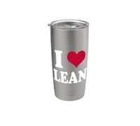 I Love Lean I Heart Lean Stainless Steel Insulated Tumbler