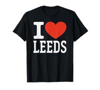 I Love LEEDS City Heart Graphic Souvenir Travel T-Shirt