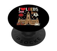 I Love Leeds United Kingdom PopSockets Adhesive PopGrip
